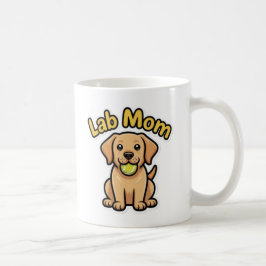 Lab Mom Labrador Retriever Cute Puppy Coffee Mug L コーヒーマグカップ