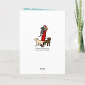 Lab Mom Santa Chrimas 2 シーズンカード (裏面)