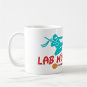 LAB NINJA - 医療検査技師 コーヒーマグ コーヒーマグカップ (左)