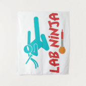 LAB NINJA - 医療検査技師 タペストリー (正面)