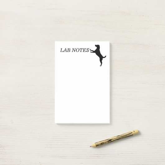 LAB NOTES後のメモ ポストイット (デスク上)