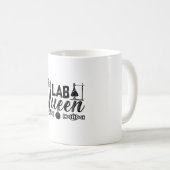 Lab Queen Lab Tech Laboratory Chemist技術者 コーヒーマグカップ (正面右)