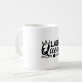 Lab Queen Lab Tech Laboratory Chemist技術者 コーヒーマグカップ (正面左)