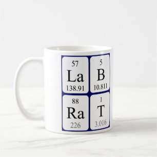 Lab Ratの定期的なテーブル名mug コーヒーマグカップ