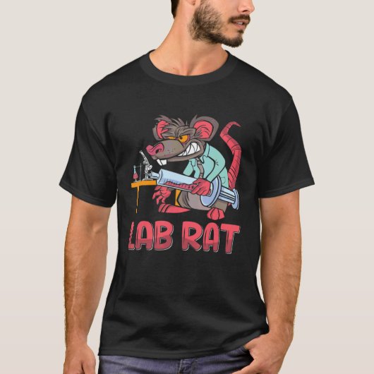 Lab Rat Medical Life Mouse Assistant Laboratory Te Tシャツ (正面)