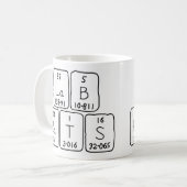 Lab Ratsの定期的なテーブル名mug コーヒーマグカップ (正面左)