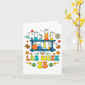 Lab Scientist Lab Week 2025 Mystery Machine Of Dia カード (黄色い花)