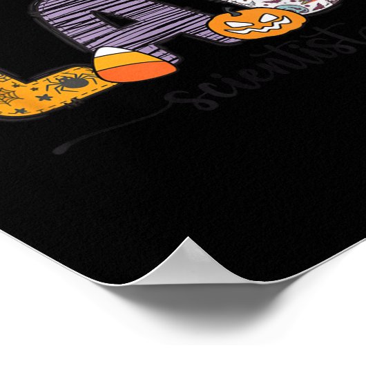 Lab Scientist Medical Lab Science Halloween Labora ポスター (角)