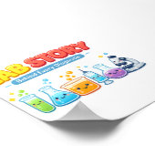 Lab Story Behind Every Diagnosis Medical Humor Lab ポスター (角)