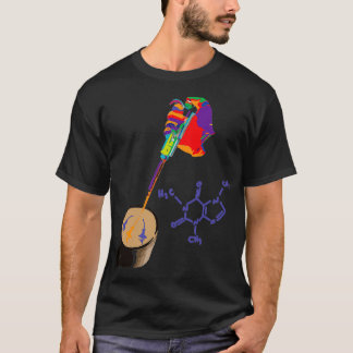 Lab Tech Chemistry おもしろい Caffeine Pipette Tシャツ
