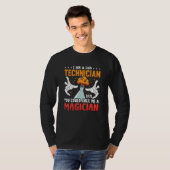 Lab Tech Iはラボ技術者のラボサイエンス Tシャツ (正面フル)