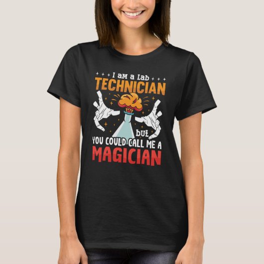 Lab Tech Iはラボ技術者のラボサイエンス Tシャツ (正面)