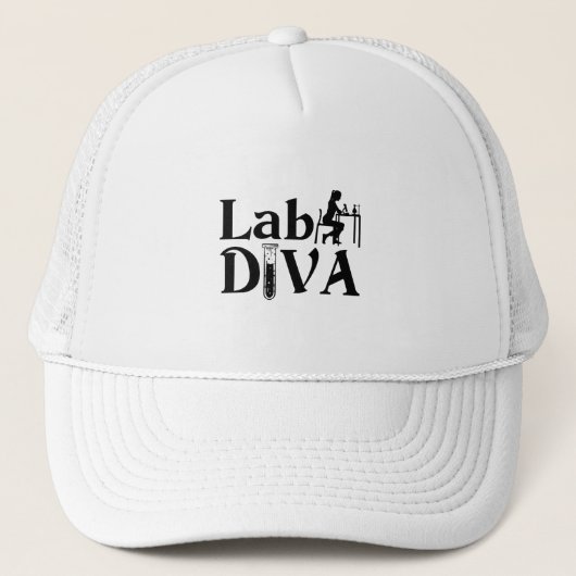 Lab Tech Lab Diva化学者ラボテクニシャン キャップ (正面)