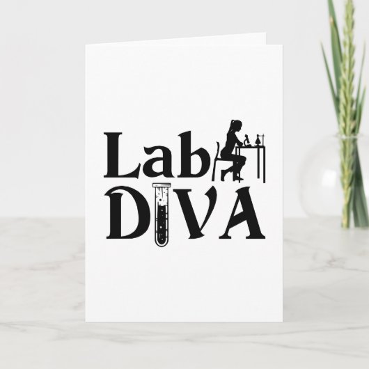 Lab Tech Lab Diva Chemist Laboratory Technician カード (正面)