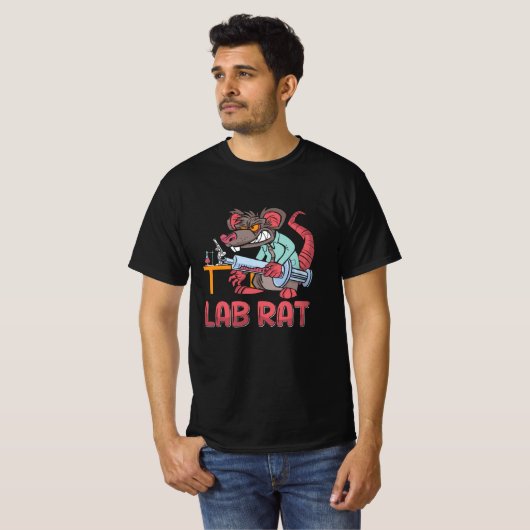 Lab Tech Lab Rat Laboratory Chemist Technician Tシャツ (正面フル)
