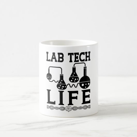 Lab Tech Life Doctor Chemist Laboratory Technician コーヒーマグカップ (中央)