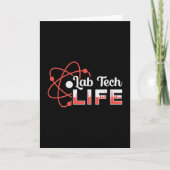 Lab Tech Life Laboratory Science Technician Geft カード (正面)