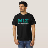 Lab Tech MLT Medical Laboratory Technician Science Tシャツ (正面フル)