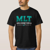 Lab Tech MLT Medical Laboratory Technician Science Tシャツ (正面)