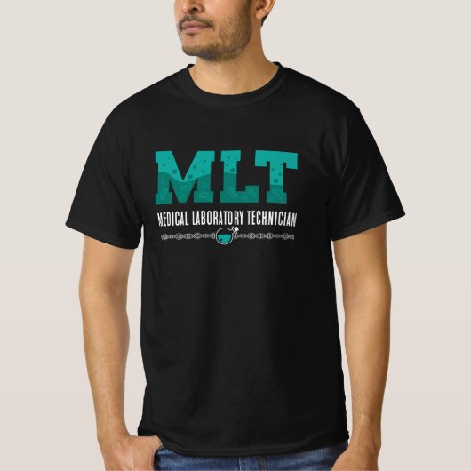 Lab Tech MLT Medical Laboratory Technician Science Tシャツ (正面)