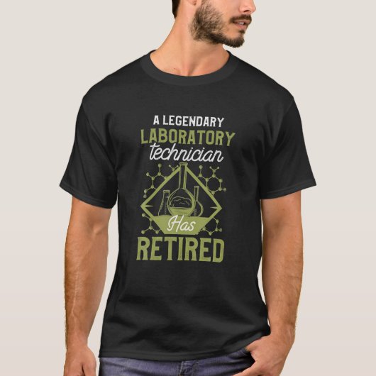 Lab Tech Retierment Laboratory Technician Tシャツ (正面)