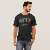Lab Tech Squad Annovation Day絞り染め(女性) Tシャツ (正面フル)
