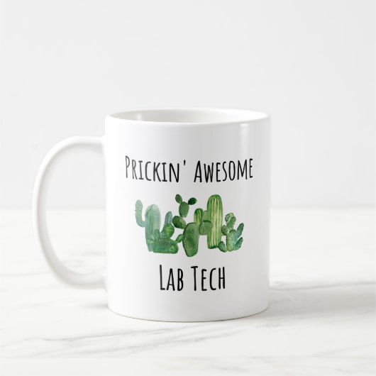 Lab Tech Technician Gift Idea コーヒーマグカップ (左)