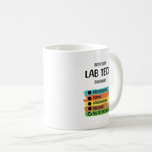 Lab Tech Technician Lab Week Assistantグループ コーヒーマグカップ (正面右)