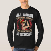 Lab Technician Women Medical Scientists Laboratory Tシャツ (正面)