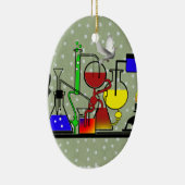 LAB WARE - LABORATORY GLASSWARE不機嫌 セラミックオーナメント (右)