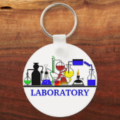 LAB WARE - LABORATORY GLASSWARE SETUP キーホルダー (正面)