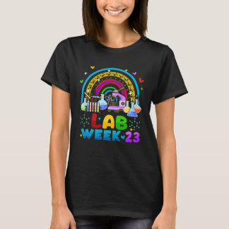 Lab Week 2023 Rainbow Medical Laboratory Science L Tシャツ