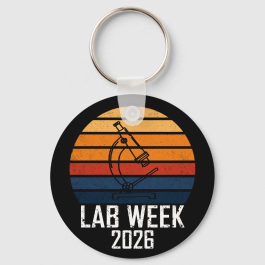 Lab Week 2026 Medical Laboratory Professionals キーホルダー (正面)