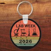 Lab Week 2026 Medical Laboratory Professionals キーホルダー (正面)