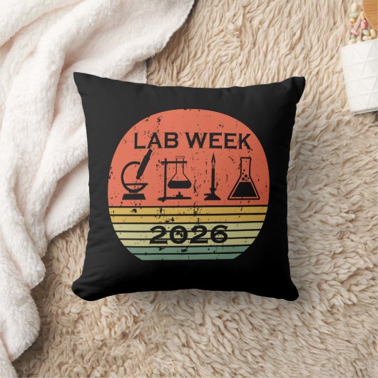 Lab Week 2026 Medical Laboratory Professionals クッション (ブランケット)