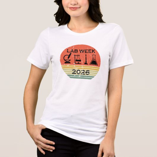 Lab Week 2026 Medical Laboratory Professionals トライブレンドＴシャツ (正面)