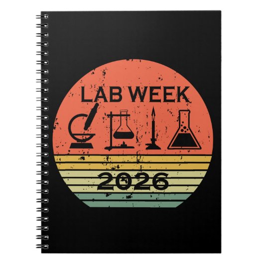 Lab Week 2026 Medical Laboratory Professionals ノートブック (正面)