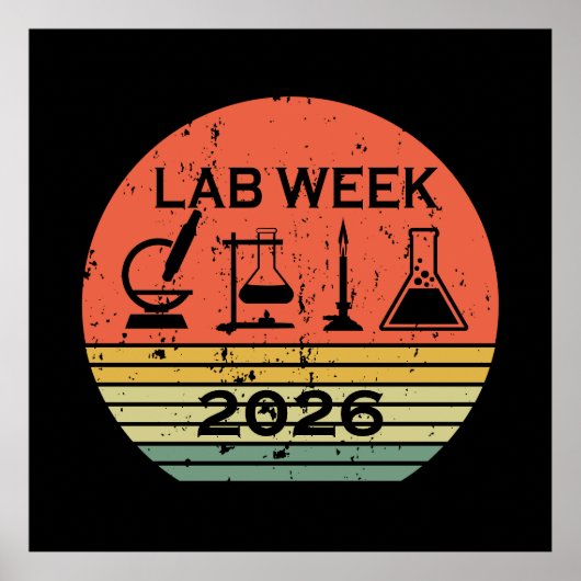 Lab Week 2026 Medical Laboratory Professionals ポスター (正面)