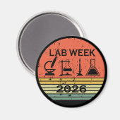Lab Week 2026 Medical Laboratory Professionals マグネット (正面/裏面)