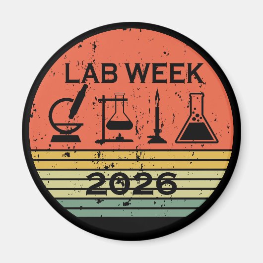Lab Week 2026 Medical Laboratory Professionals マグネット (正面)
