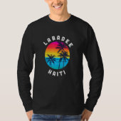 Labadee Haiti Vacation Souvenir Sunset Beach Tシャツ (正面)