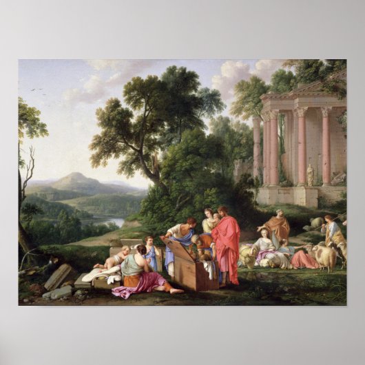 Laban Searching for the Idols, 1647 ポスター (正面)