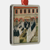 「l'Abbaye deからの尼僧の埋葬、 メタルオーナメント (右)