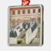 「l'Abbaye deからの尼僧の埋葬、 メタルオーナメント (左)