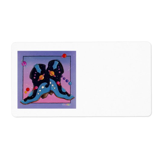 LABEL - Midnight Cowboyブーツ ラベル (正面)