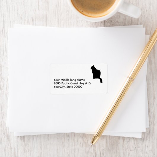 label - return - black cat ラベル (インサイチュ)