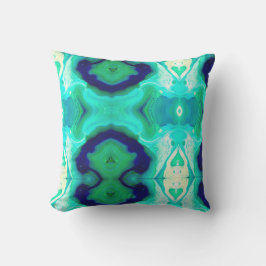 LaBellaターコイズとブルー – 屋外アクセントピロー アウトドアクッション