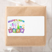 LABELS - Happy New Yearお祝い ラベル (インサイチュ)