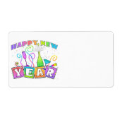 LABELS - Happy New Yearお祝い ラベル (正面)