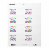 LABELS - Happy New Yearお祝い ラベル (フルシート)